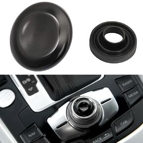 SecosAutoparts Navigation Button Joystick Console Center Button Cover MMI Repair Knob fit for Audi A4/Q7/S4 2008-2015 A5 2012-2015 Q5 2013-2015 A6 2008-2011 S6 2007-2011 A8/S8 2004-2010 8K0998068