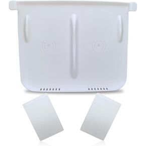 Naviurway Center Console شحن لاسلكي حصيرة سيليكون وسادة مقاومة للماء مضادة للانزلاق من ألياف الكربون الصناعية متوافقة مع Tesla Model 3 21-23 Model Y 21-24 الملحقات الداخلية 2 بطاقة مفتاح الأكمام in Kuwait