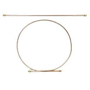 Copper Nickel Rear Axle Brake Line Pair. Cut To Length And Flared With Correct Fittings - Just Bend Them Into Place The Stop Shop CN4R