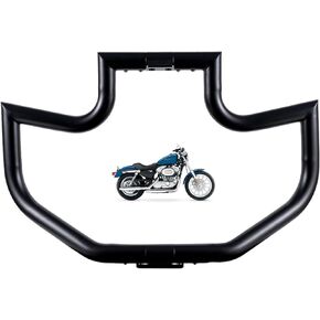 Gamyipp 1.5" Crash Bar Engine Guard Highway Freeway Bar for Harley Davidson Sportster Iron 883 XL883N 2009-22;1200 Custom XL1200C 2004-22;Roadster XL1200R XL883 '04-08; Superlow XL1200T 14-22 (Chrome)
