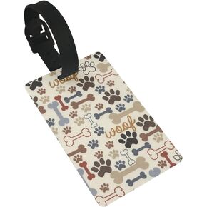 Art Watercolor Paris Eiffel Tower Luggage Tag for Suitcase, Travel Baggage Bag Tags Backpack Name ID Identifier Labels for Women Men Kids (1 Pack)