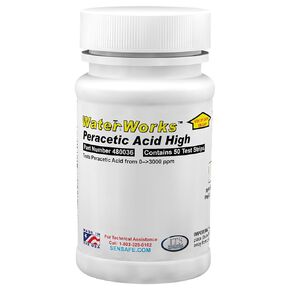 Industrial Test Systems 480036 WaterWorks Peracetic Acid High Water Test Strips