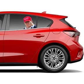 Aahs Donald Trump Decals Car Stickers Funny Window Peel Off Political (Trump Red Hat)