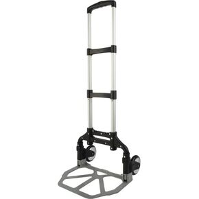 Dolly Cart with Collapsible Handle - Folding Hand Truck with 330lb Capacity - Foldable Cart with Wheels and Elastic Cord by Stalwart
