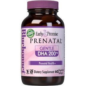 BlueBonnet Early Promise Prenatal Gentle DHA 200 mg Vegetable Capsules, 60 Count ('743715001794)