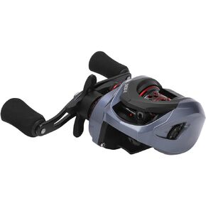 7.2:1 Baitcasting Reel, Red Double Braking System Baitcasting Reel Long Throw Accurate for Outdoor