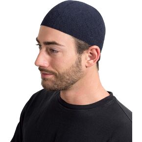 Candid Light Weight Turkish Crochet Kufi for Men's in Solid Colors