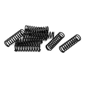 uxcell Compression Spring - 1.2mm Wire Dia , 10mm OD , 35mm Free Length Spring Steel Extension Spring,Black,10Pcs