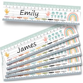 25 Boho Desk Name Plates for Classroom - Classroom Name Tags for Desk, Desk Name Tags for Classroom, Student Name Tags for Desks, Student Name Plates for Desks Classroom, Name Plate for Desk Kids
