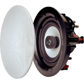 Soundavo SD-8S-ALU High Definition in-Ceiling 8" Aluminum Cone Speaker (Pair)