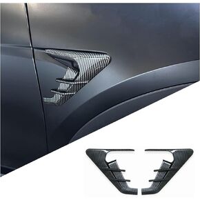 YHCDSEA for Tesla Model 3/Y HW3.0 Side Camera Protection Cover, fit for 2017-2023 Tesla Model 3/2020-2023.6 Tesla Model Y (Matt Black)