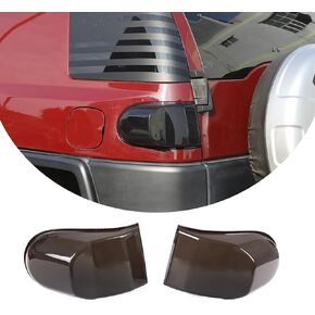 Rear Tail Light Cover Tail Lamp Shell Shade Fit for Toyota FJ Cruiser 2007-2021, Smoked Tail Light Decorative Protection Trim Cover, 2PCS, Transparent Gray(Tail Light)