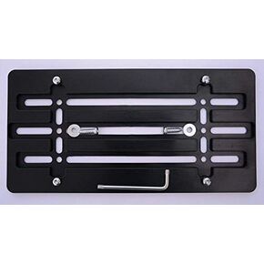 Front Bumper License Plate Bracket for Chrysler 2000-2023, Plate Holder Set w 6 Unique Screw Bolts & Wrench Kit, License Tag Mounting Kit, Quality Plate Holders, Premium Car Accessories