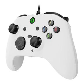 Ceozon Wired Controller for PC/ Ps3/ TV-box/Android Devices, Joystick for Game with Dual Vibration Motion Sense Turbo, Macro Programming, Trigger Buttons, with 8.2 ft USB Cable (White)