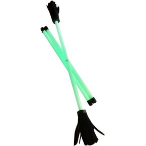 Z-Stix Professional Juggling Flower Sticks-Devil Sticks and 2 Hand Sticks, Beginner Friendly - Neon Series (Kid Stix (15" HS 18" Stick), Blue)