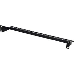 Navepoint 1U Horizontal 19-Inch Rack Mount Cable Management Bracket Cross Bar Panel Black
