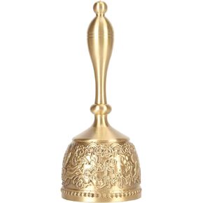 Brass Hand Call Bells with Sturdy Handle for Weddings, School Service and Holiday Decoration