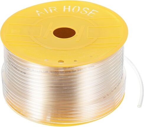 Pneumatic Tubing Pipe,12mm x 8mm Clear PU Polyurethane Tube,292FT 89M,PU Air Line Tubing Hose Tubes for Air Compressor,Fluid Transfer,Air Brake in Saudi Arabia