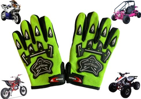 قفازات ركوب الخيل للأطفال مقاس الشباب ATV Quad على الطرق الوعرة، قفازات الدراجة الترابية، Go Kart، دراجة نارية سكوتر، قفازات السباق الرياضية القوية، دراجة صغيرة، ركوب الدراجات، الفتيات، الأولاد، الأطفال، رياضة السيارات in Kuwait