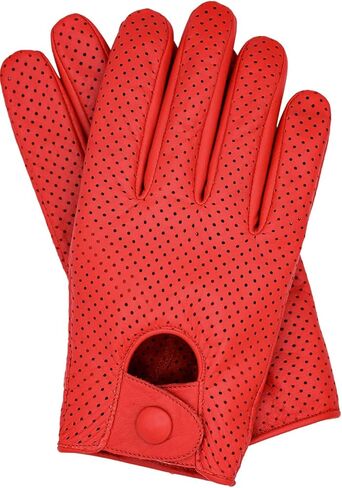 Riparo Motorsports Men's Genuine Leather Mesh Perforated Summer Driving Motorcycle Gloves in Saudi Arabia