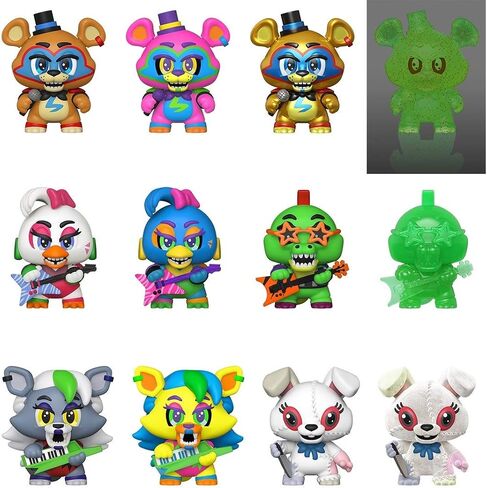 Funko Mystery Mini's: Five Nights at Freddy's، خرق أمني - شخصية غامضة واحدة، متعددة الألوان، 3 بوصات in Saudi Arabia