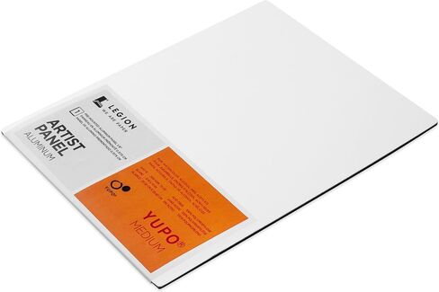 Legion Artist Panel, 1/8" Composite Brushed Aluminum with YUPO Medium 200gsm Paper, 5 x 7 inches for Wet Media in Saudi Arabia