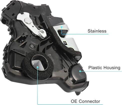 X AUTOHAUX قوة الباب قفل المحرك المحرك الأمامي الأيسر جانب السائق لتويوتا 4 عداء كامري تندرا سيكويا كورولا هايلاندر لكزس ES350 GS350 يستبدل 69040-0C050 69040-06180 931-401 in Kuwait