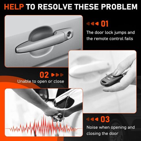 مشغل قفل الباب، مجموعة مزلاج جانب الراكب الأمامي الأيمن متوافقة مع تشيفي أفالانش، سيلفرادو، سوبربان، تاهو وجي إم سي سييرا، يوكون يستبدل 931319,15053682,15068500,15110644 in Kuwait