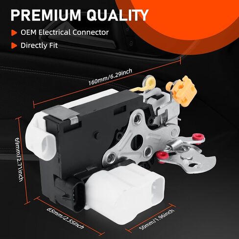 Door Lock Actuator,Front Right Passenger Side Latch Assembly Compatible with Chevy Avalanche,Silverado,Suburban,Tahoe & GMC Sierra,Yukon Replaces 931319,15053682,15068500,15110644 in Saudi Arabia