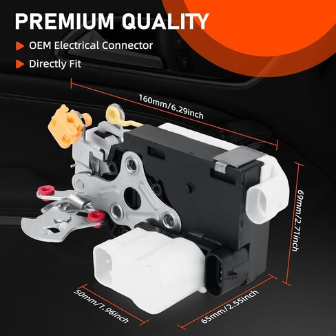 مشغل قفل الباب، مجموعة مزلاج جانب الراكب الأمامي الأيمن متوافقة مع تشيفي أفالانش، سيلفرادو، سوبربان، تاهو وجي إم سي سييرا، يوكون يستبدل 931319,15053682,15068500,15110644 in Kuwait