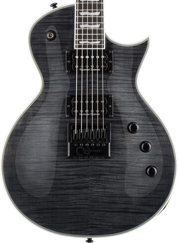 ESP LTD EC-1000FM Evertune Electric Guitar, See Thru Black in Saudi Arabia
