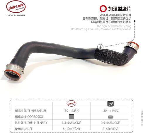 LINK-LOCK Coolant Pipe Water Tank Water Supply Pipe A2215013584 For Mercedes-Benz M272 s300 s350 s400 w221 in Saudi Arabia