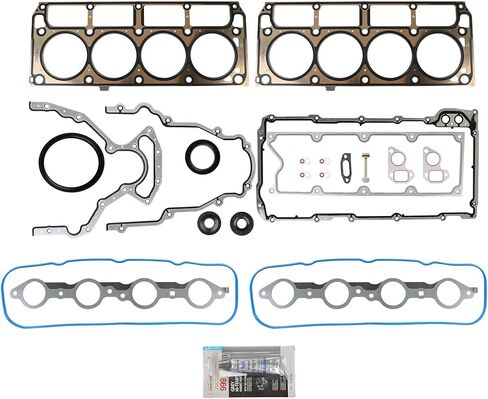 مجموعة حشيات رأس المحرك SIZZER MLS لـ 99-00 02-06 2008 Silverado 1500,03-09 Silverado 2500 HD 6.0L,04 Silverado 3500 6.0L مجموعة حشيات المحرك 12558178、BTR73450、1261794 4، 12612350 in Saudi Arabia
