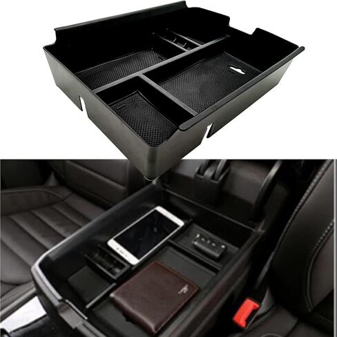 Center Console Organizer fit for VW Atlas and Cross Sport 2018 2019 2020 2021 2022 2023 Interior Storage Box Accessories (Not fit for 2024) (Console Organizer) in Saudi Arabia