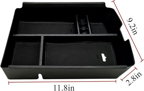Center Console Organizer fit for VW Atlas and Cross Sport 2018 2019 2020 2021 2022 2023 Interior Storage Box Accessories (Not fit for 2024) (Console Organizer) in Saudi Arabia