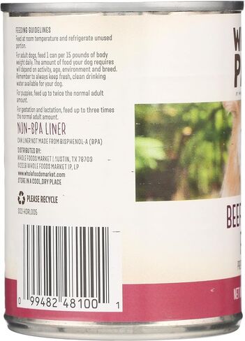 Whole Paws, Whole Paws, Beef and Lentil Recipe Dog Food, 13.2 Ounce in Saudi Arabia
