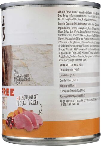 Whole Paws, Whole Paws, Beef and Lentil Recipe Dog Food, 13.2 Ounce in Saudi Arabia