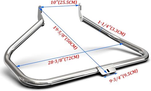شريط حماية محرك الطريق السريع من الكروم يناسب هارلي هيرتيج سوفتيل فات بوي سبرينجر FLST 2000-2017 in Kuwait