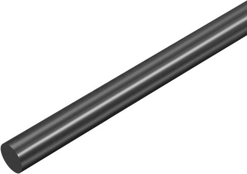 uxcell Plastic Round Rod 5/16 inch Dia 20 inch Length Black (POM) Polyoxymethylene Rods Engineering Plastic Round Bar(8mm) in Saudi Arabia