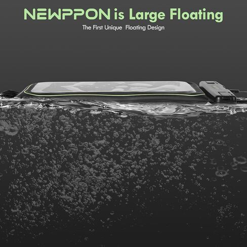 newppon Floating Waterproof Phone Pouch : 4 Pack Large Float Clear Cell Holder Protector with Lanyard - Universal Floatable Water Proof Dry Bag for iPhone Samsung Galaxy for Beach Swimming Pool in Saudi Arabia