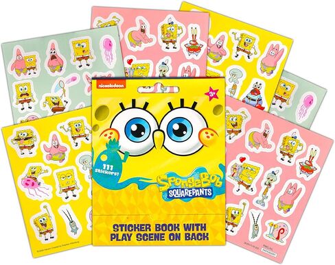 Spongebob Beach Toys for Kids 5-7 - Spongebob Pool Toys Bundle with Spongebob Towel, Beach Ball, Swimg Ring, Stickers, More | Spongebob Pool Toys for Kids in Saudi Arabia