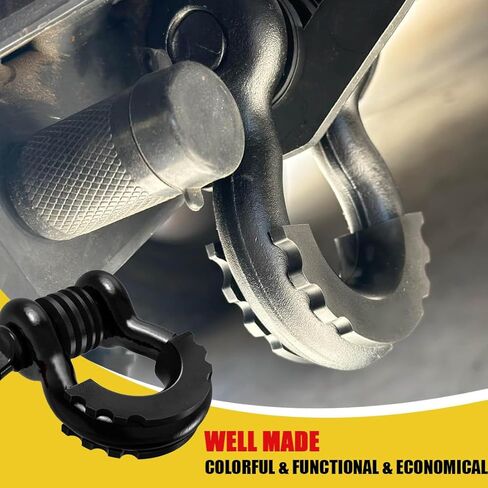 تكبل حلقة D 3/4 "أغلال 41,887Ibs كسر القوة مع 7/8" دبوس لولبي الثقيلة على الطرق الوعرة الانتعاش تكبل لسحب حزام ونش 1 قطعة in Kuwait