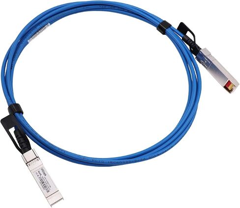 [أزرق اللون] كابل Twinax 3m 10G SFP+ DAC، 10Gbase-CU SFP+ كابل نحاسي سلبي، متوافق مع Cisco SFP-H10GB-CU3M، Ubiquiti، Juniper، Mellanox، Mikrotik، Netgear، Supermicro، مفاتيح مفتوحة المصدر in Kuwait
