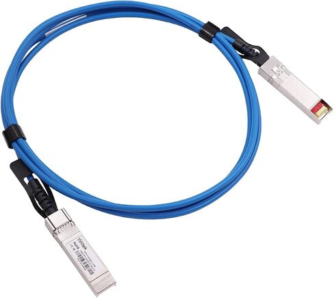 [أزرق اللون] كابل Twinax 3m 10G SFP+ DAC، 10Gbase-CU SFP+ كابل نحاسي سلبي، متوافق مع Cisco SFP-H10GB-CU3M، Ubiquiti، Juniper، Mellanox، Mikrotik، Netgear، Supermicro، مفاتيح مفتوحة المصدر in Kuwait