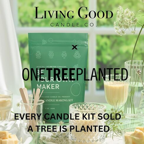 Rose Gulora - ECO CANDLE MAKING KIT - DIY Candle Refill - Eco-Friendly & Microwaveable-Pure Beeswax Candle Pouch, 6 Wicks, Wick Holders, Safety Labels-Works with Any Jars, 12 oz, 75 Hours Burning Time in Saudi Arabia