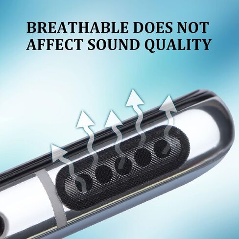 Vanproo Mobile Phone Dustproof Net Stickers 40 Pcs Speaker Mesh Anti Dust Proof Adhesive Stickers with Tweezers and Mobile Phone Cleaning Brush,Universal Phone Protection Trumpet Kit in Saudi Arabia
