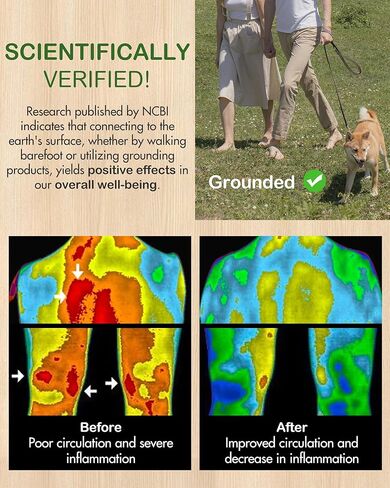 Feraco Grounding Mat للسرير، وسادة تأريض كبيرة للنوم، وتخفيف الألم، والالتهاب، والطاقة المتوازنة والرفاهية العامة، 35.4 بوصة × 23.6 بوصة، ورقة علاج عالمية، سلك مضاد للتشابك متضمن in Kuwait