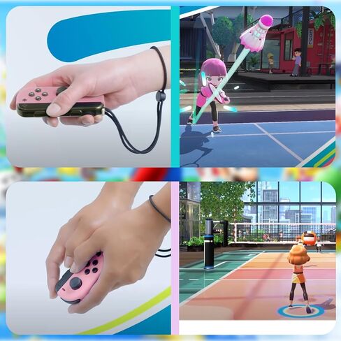 KDAWRO Compatible with Nintendo Switch Controller, Wireless Switch L/R Controller with Double Vibration Support Wake-up and Screenshot-Pink in Kuwait