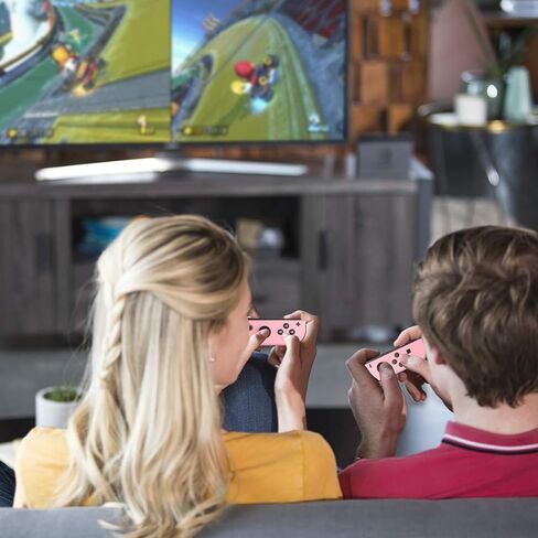 KDAWRO Compatible with Nintendo Switch Controller, Wireless Switch L/R Controller with Double Vibration Support Wake-up and Screenshot-Pink in Kuwait