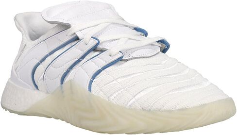 حذاء رياضي رجالي من adidas Sobakov 2.0 برباط كاجوال - أبيض - مقاس 9 M in Saudi Arabia